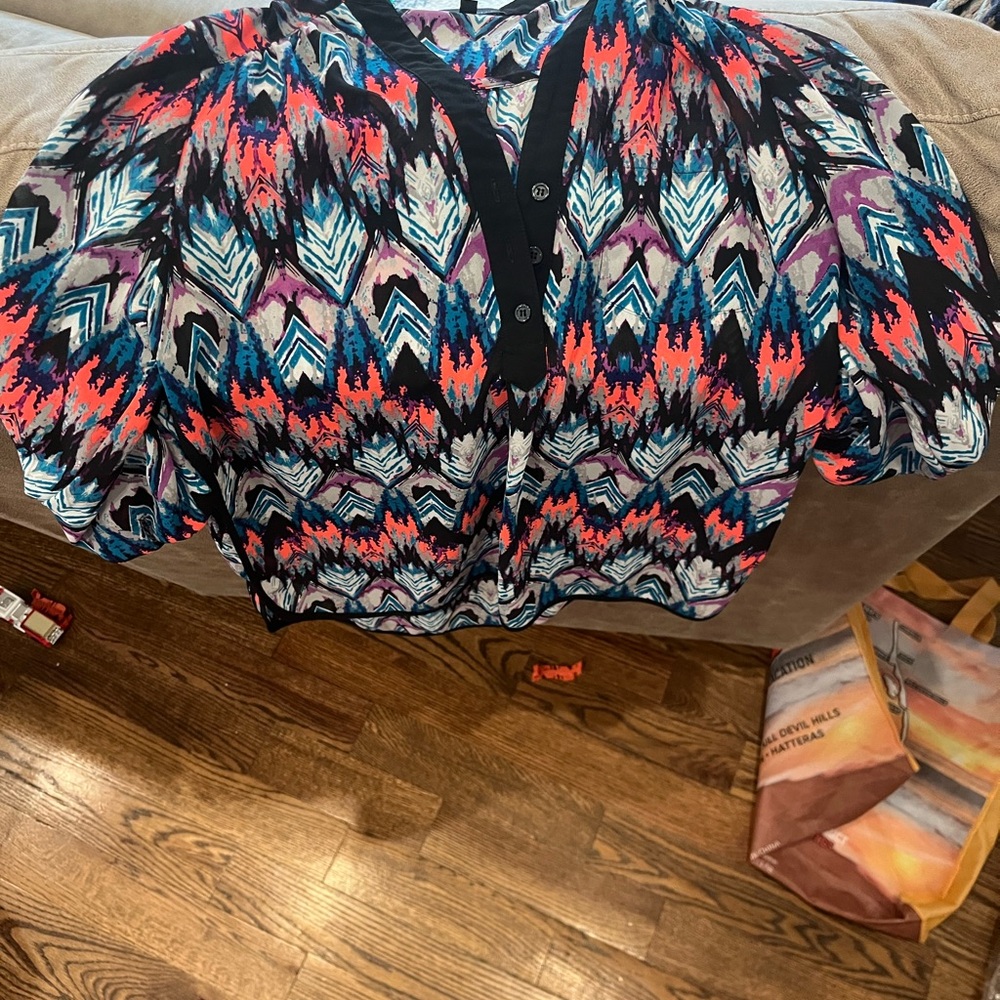 Vibrant Patterned Blouse